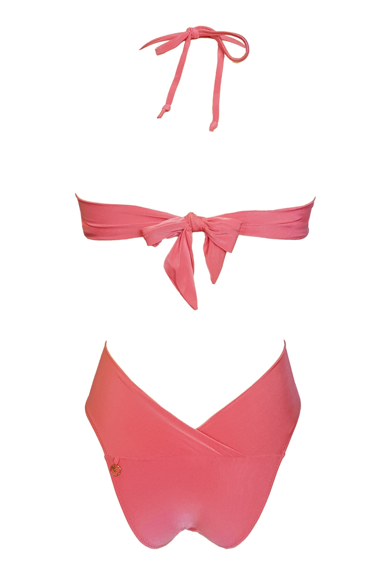 טופ ביקיני סטרפלס דובאי ורוד