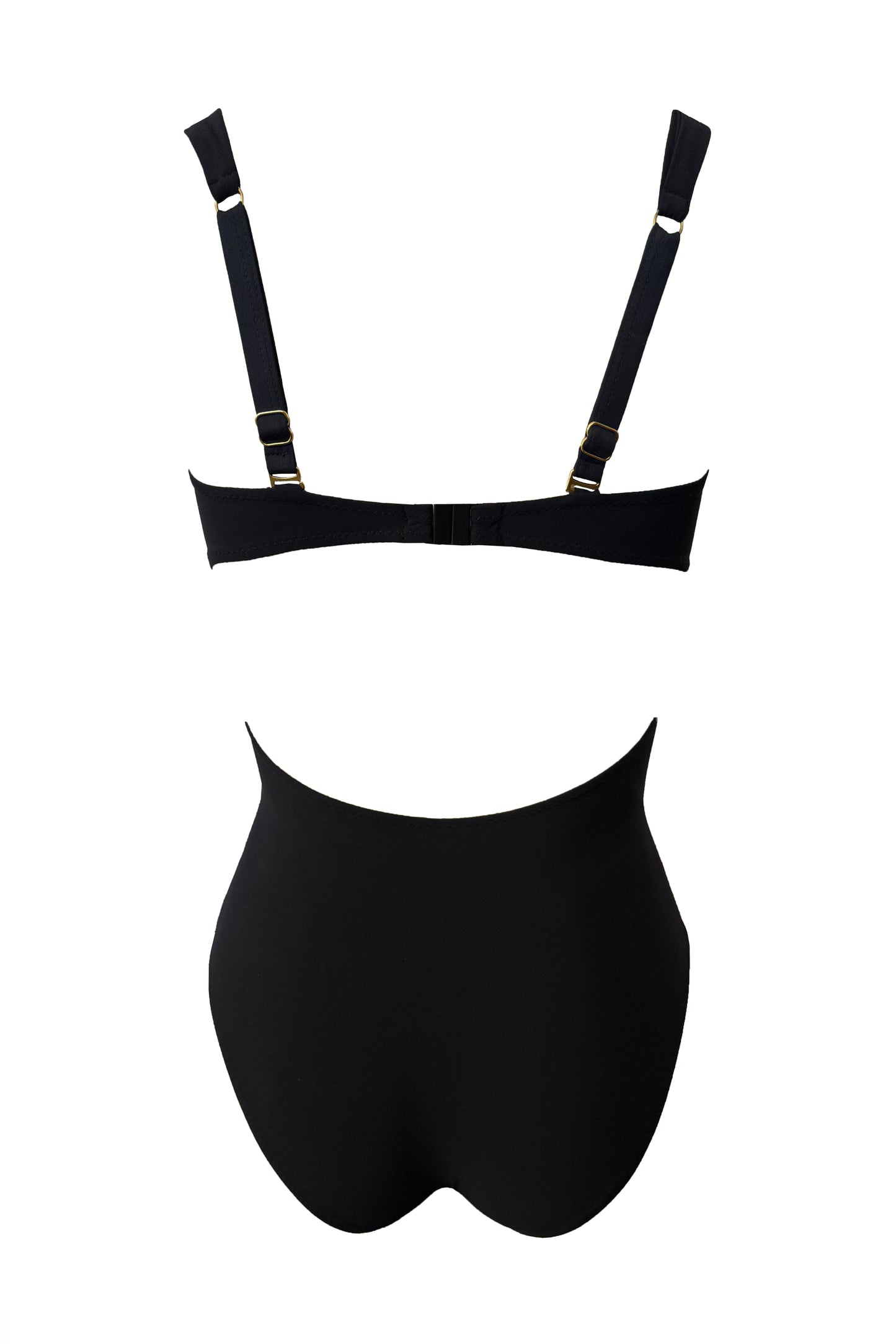 בגד ים שלם קשירה שחור