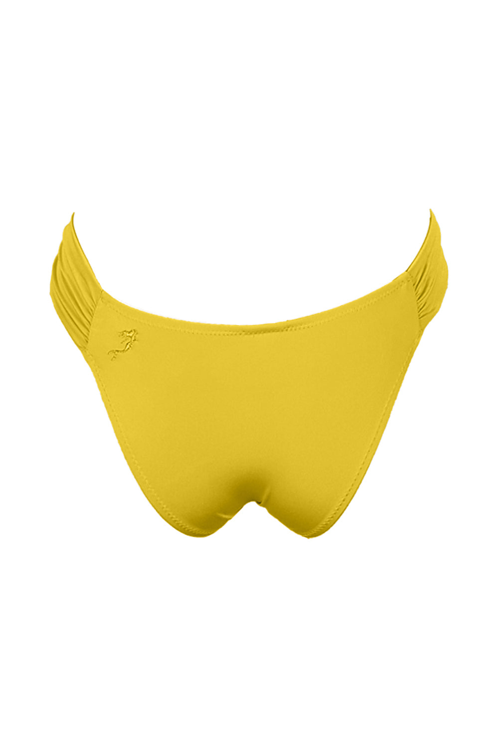 תחתון ביקיני קלאסי נמוך דניאלה - צהוב מבריק