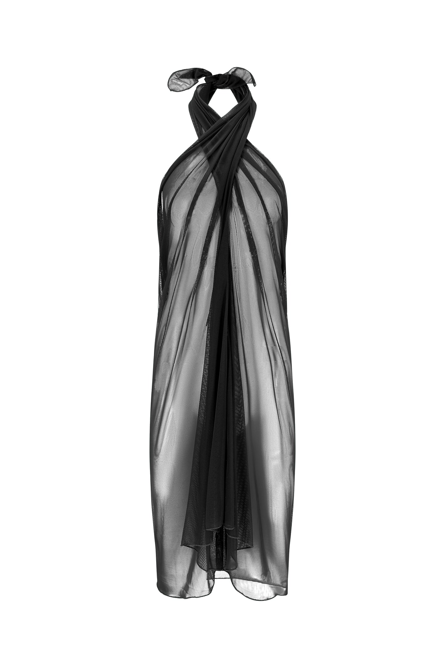 בגד חוף שיפון פראו שחור