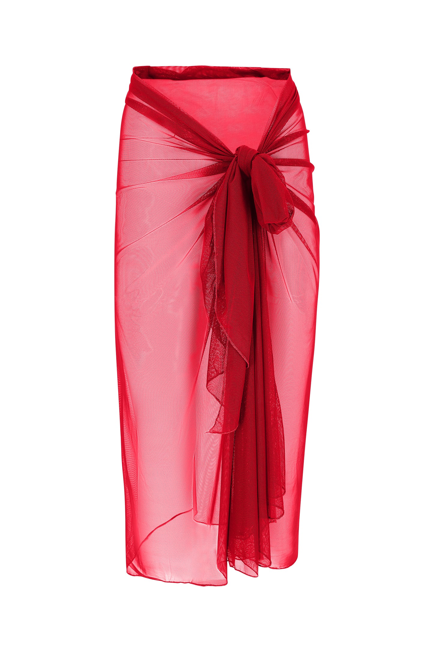 בגד חוף שיפון פראו אדום