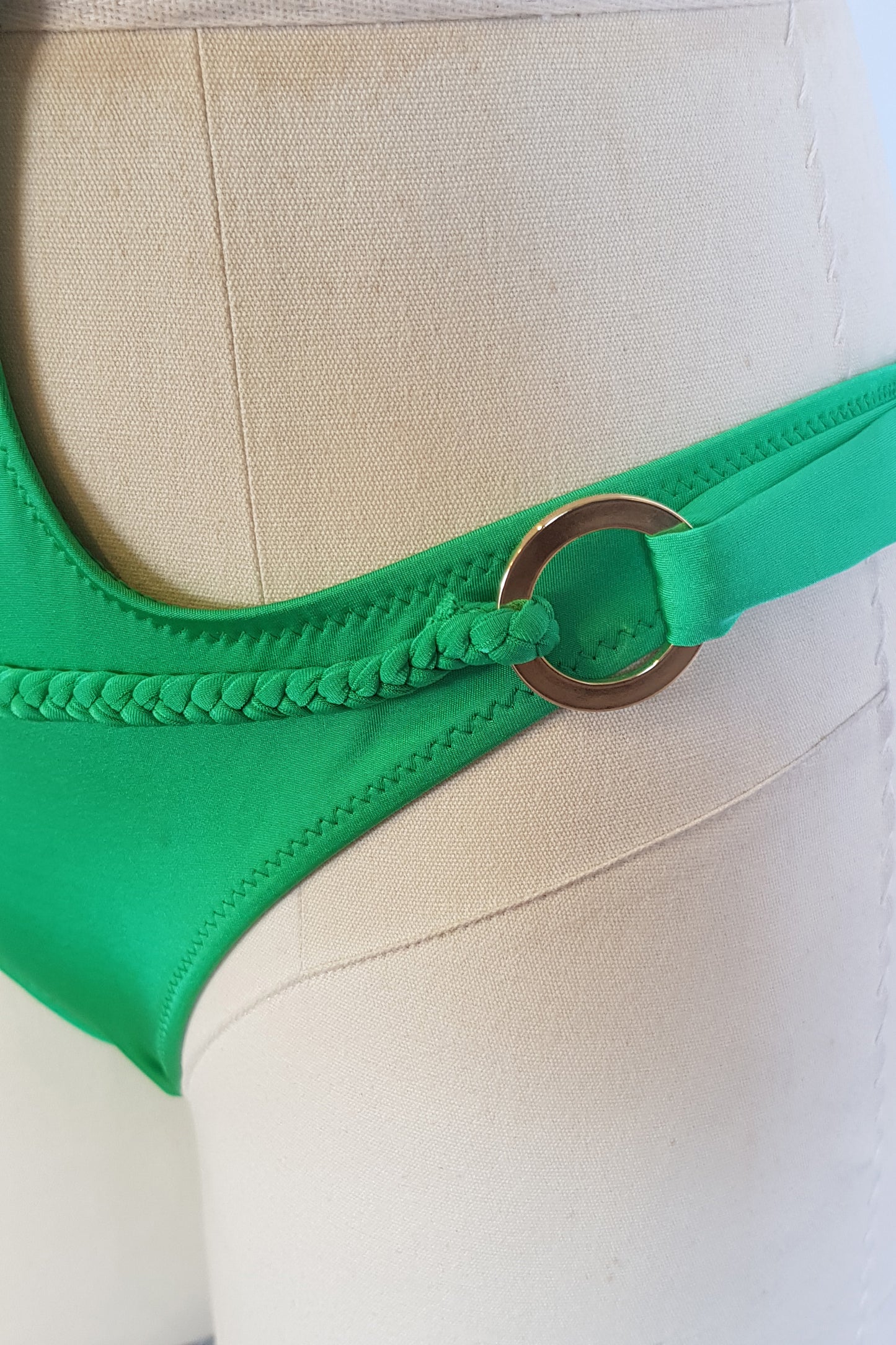 בגד ים שלם גיטרה מונוקיני ירוק