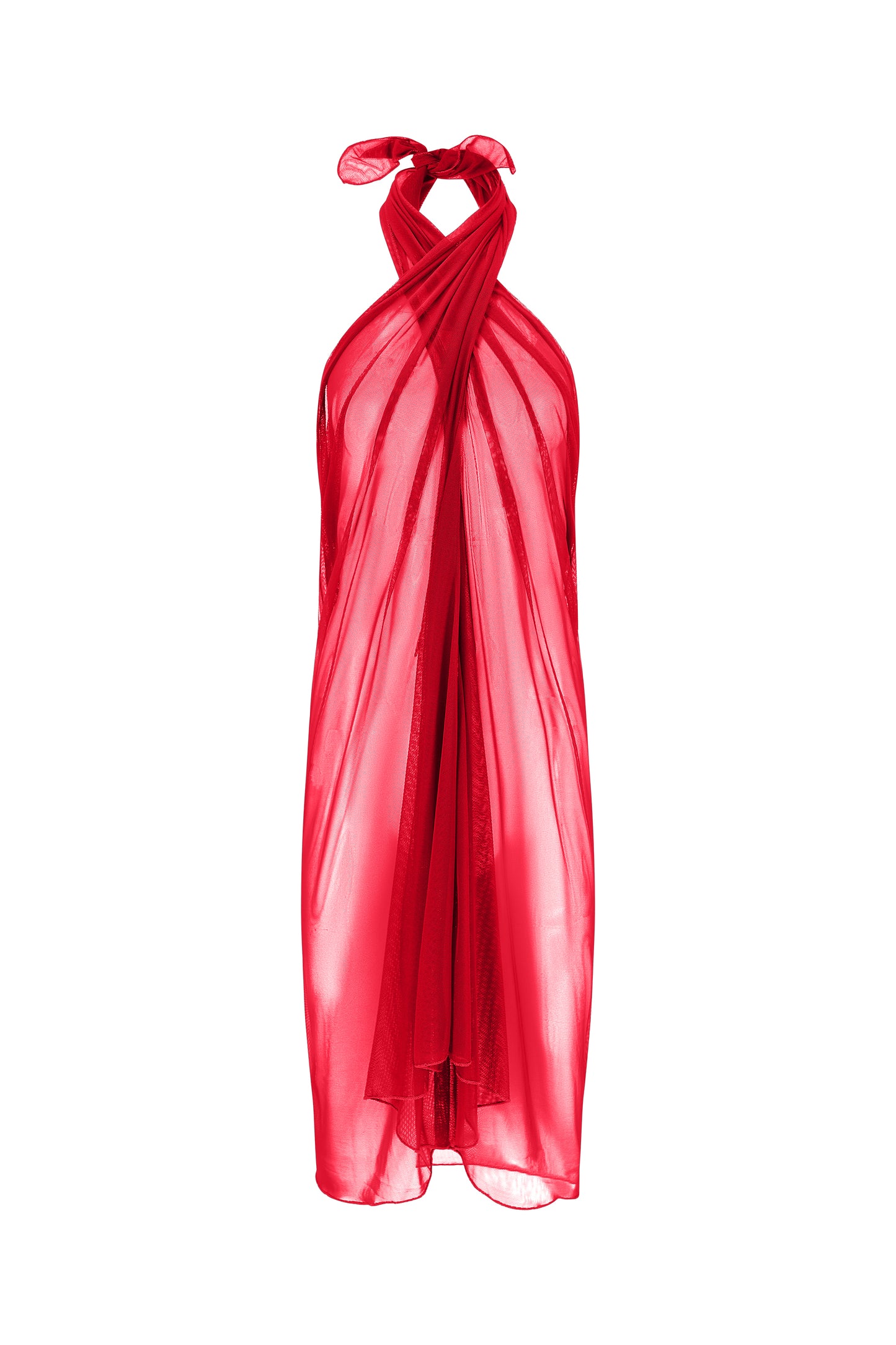 בגד חוף שיפון פראו אדום