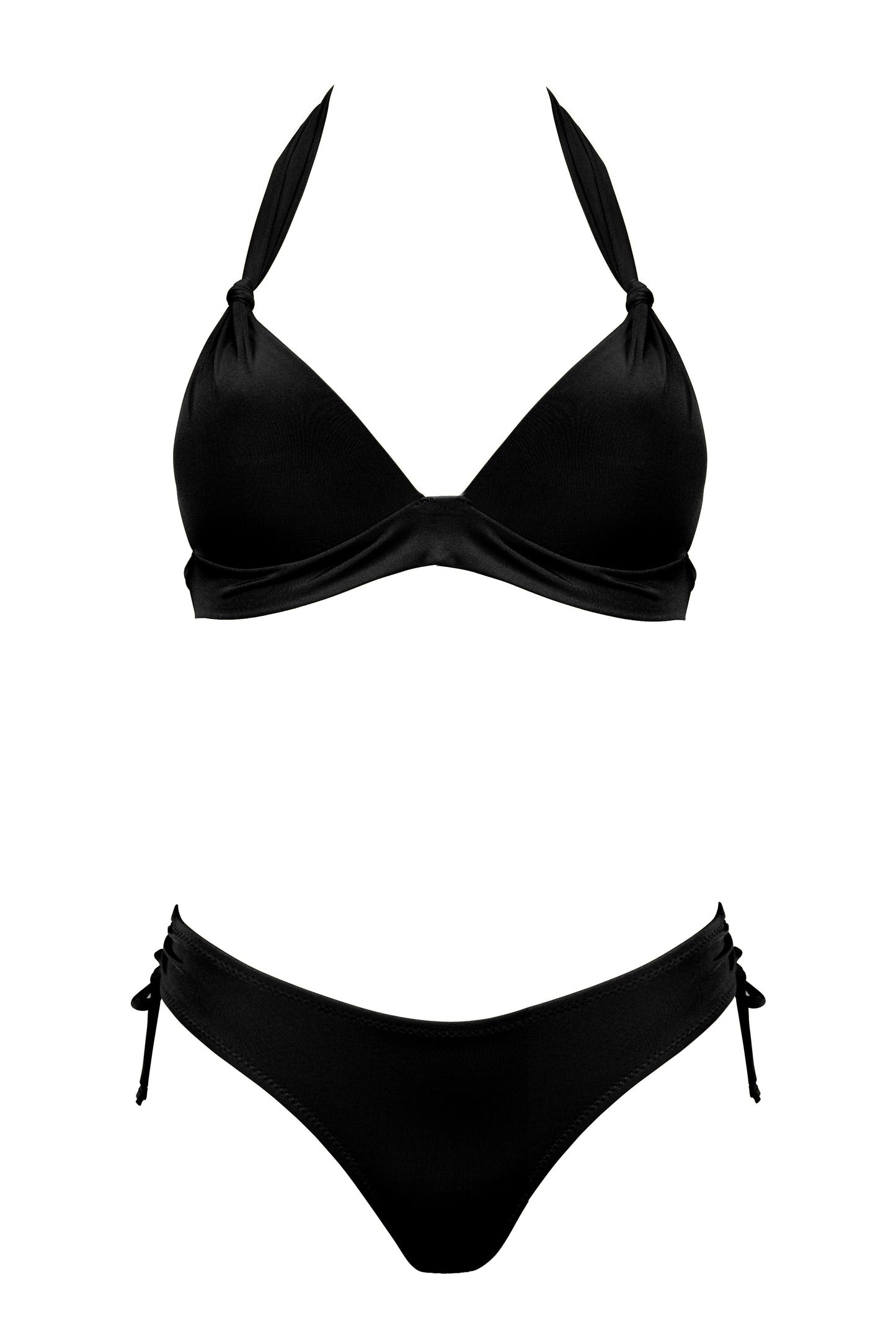 תחתון ביקיני סופי - שחור מבריק