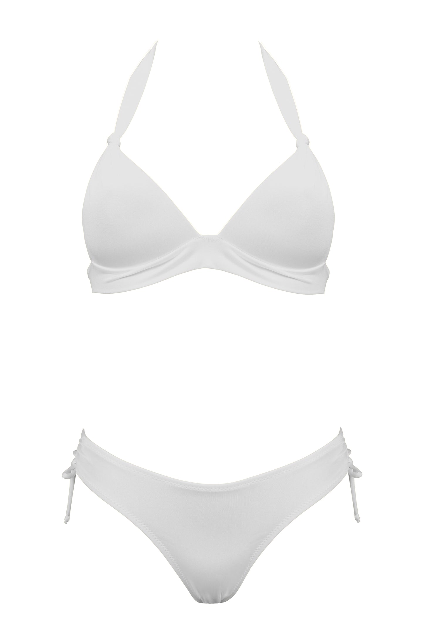 תחתון ביקיני סופי - לבן מבריק