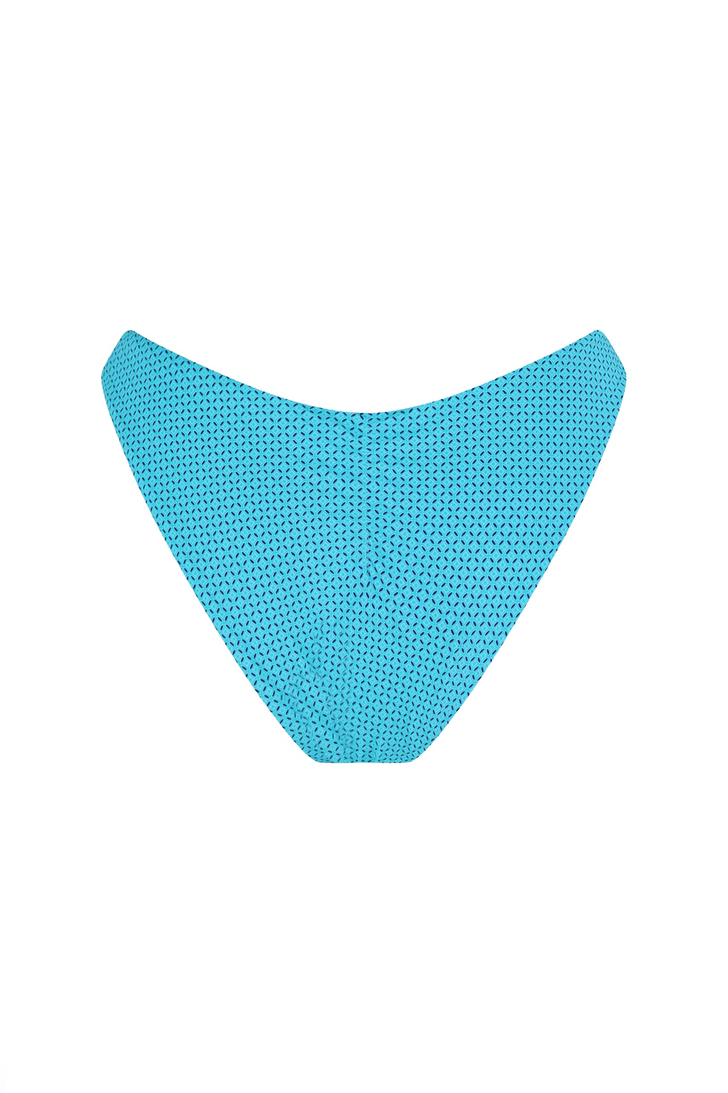 תחתון ביקיני כיווץ אחורי נילי - הדפס טורקיז