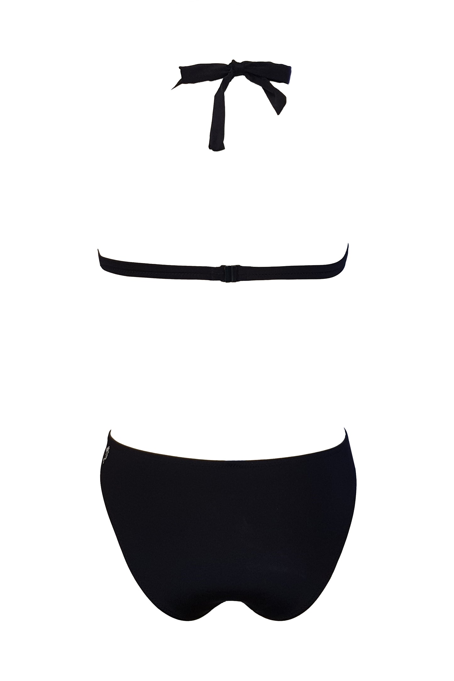 בגד ים שלם גיטרה מונוקיני שחור