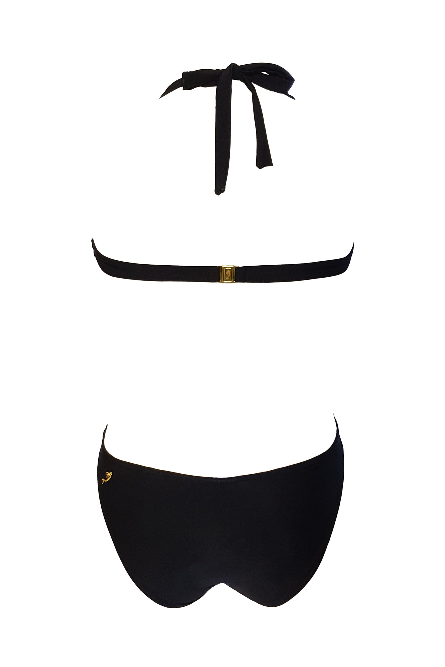 בגד ים שלם גיטרה מונוקיני שחור