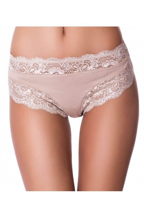 תחתון כותנה תחרה גזרה גבוהה(עד המותן) ג'דאה JADEA 742 ן Morena