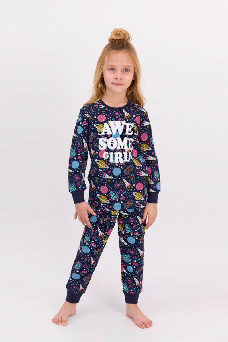 פיג’מה לילדות\בנות גלקסיה - AWESOME GIRLS ן Morena