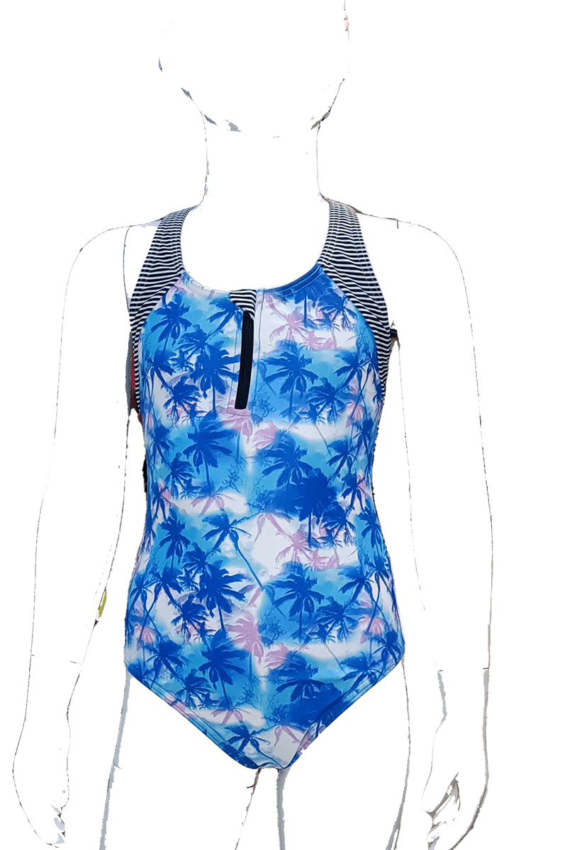 בגד ים שלם לילדות רוכסן תאי ן Morena