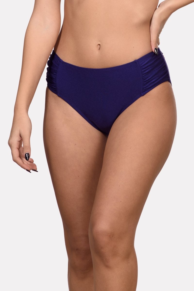 תחתון ביקיני מחטב גבוה פלאס - פולינה כחול דיו ן Morena