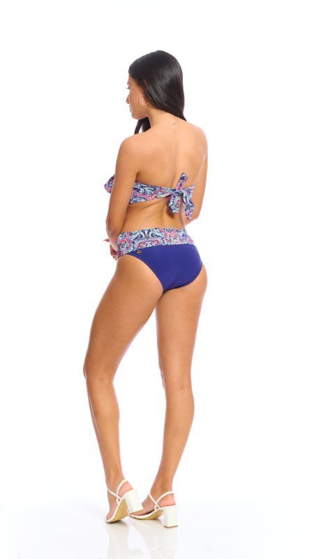 תחתון ביקיני פמלה פרחוני כחול ן Morena