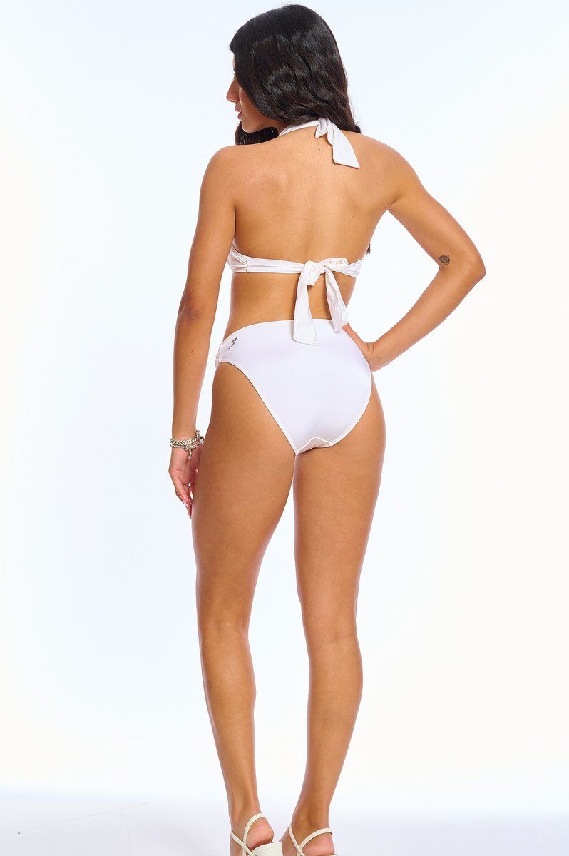 טופ ביקיני קולר פושאפ מיאמי לבן ן Morena