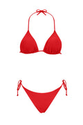 טופ ביקיני משולשים בייסיק - אדום