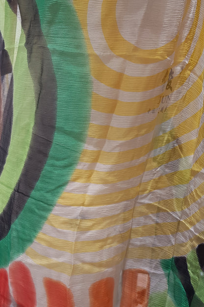 פראו שיפון הדפס צבעוני