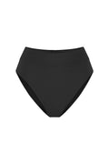תחתון ביקיני גבוה סלינה - שחור