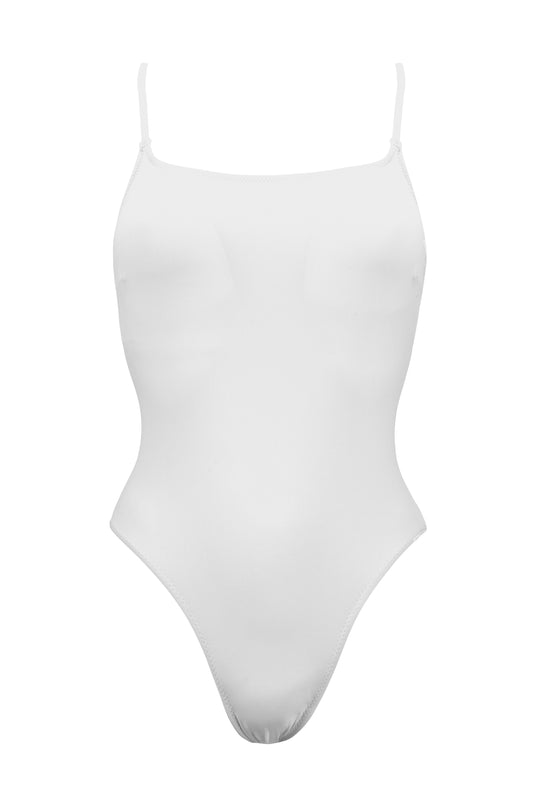 תפירה בהזמנה אישית-בגד ים שלם מחטב גופייה משמר המפרץ לבן- לא ניתן להחליף או להחזיר