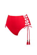 תחתון ביקיני גבוה איקסים קמילו אדום