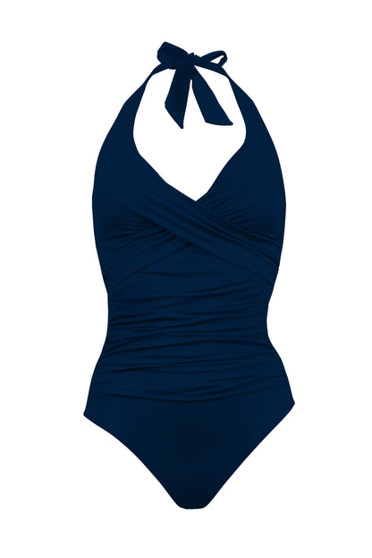 בגד ים שלם מחטב אנסטסיה - כחול נייבי