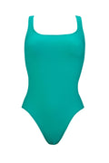 בגד ים שלם גופייה מחטב בייסיק - ירוק
