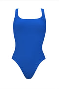 בגד ים שלם גופייה מחטב בייסיק - כחול