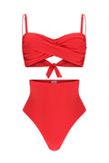 טופ ביקיני רודוס - אדום