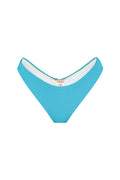 תחתון ביקיני כיווץ אחורי נילי - הדפס טורקיז