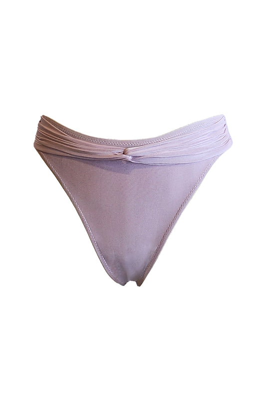 תחתון ביקיני גבוה קלאסי ונצואלה סגול בהיר מבריק