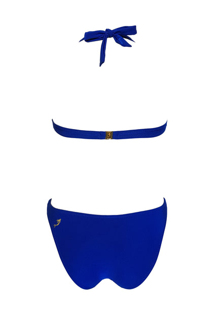 בגד ים שלם גיטרה מונוקיני כחול