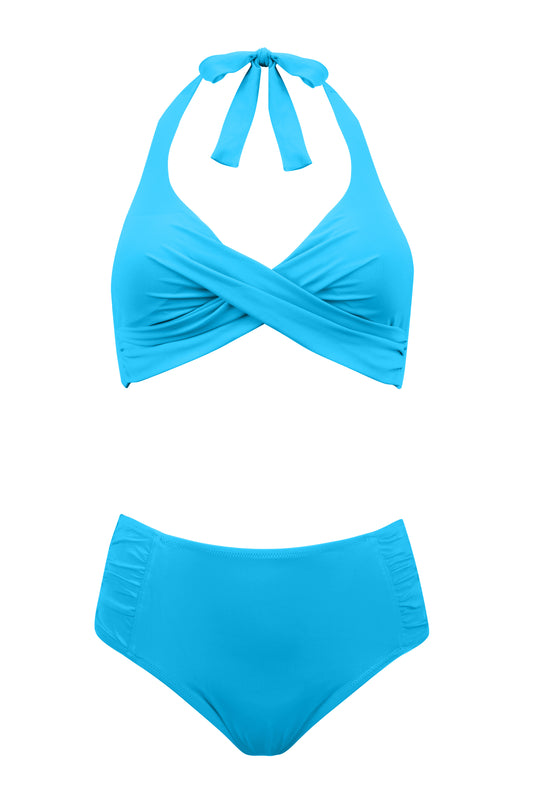 טופ ביקיני מעטפה פיראוס - כחול טורקיז
