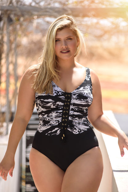 בגד ים שלם פלאס מחטב ויקי דקלים