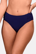 תחתון ביקיני מחטב כיווצים גבוה פולינה - כחול אינק