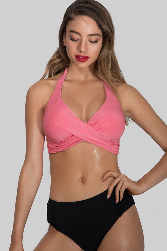 טופ ביקיני מעטפה לימור - ורוד