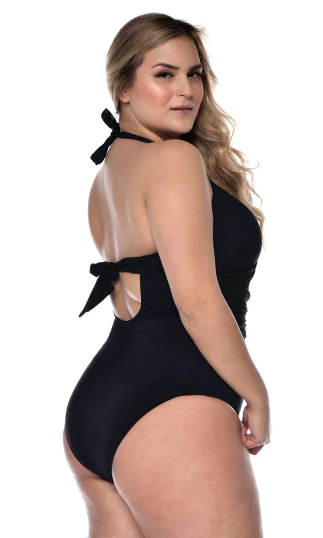 Black Plus Size One-Piece Anastasia swimsuit - Morena