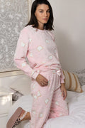 פיג`מה נשים\נערות פליז דובי - ורוד ן Morena
