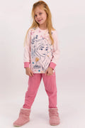 פיג’מה דיסני פרוזן לילדות\בנות אלזה ורוד - FROZEN ELSA ן Morena
