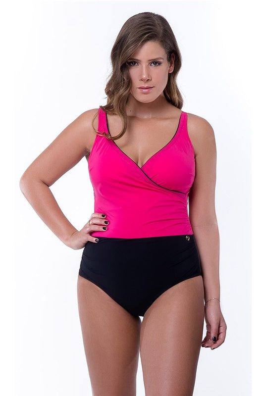 בגד ים שלם מחטב מעטפה ביונסה טוקיו ורוד כחול ן Morena