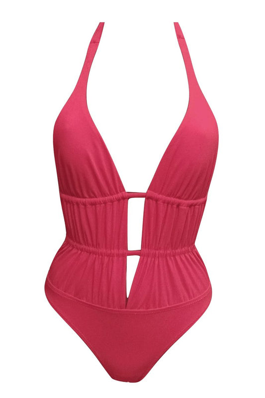 בגד ים שלם סיישל ורוד ן Morena