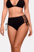 תחתון ביקיני גבוה איקסים קמילו שחור ן Morena