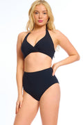 תחתון ביקיני פרינסס מחטב גבוה פריז - שחור ן Morena
