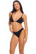 תחתון ביקיני כיווץ אחורי נילי - שחור ן Morena